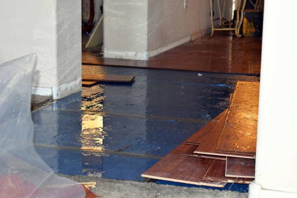 Professional Emergency Water Damage Restoration technician working in Truro, MA